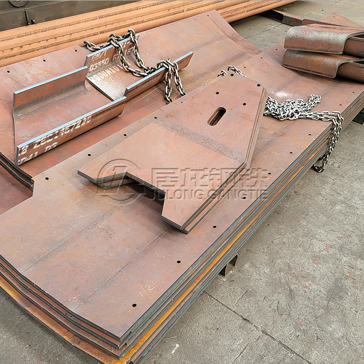 中厚板折弯加工,材质Q355D。